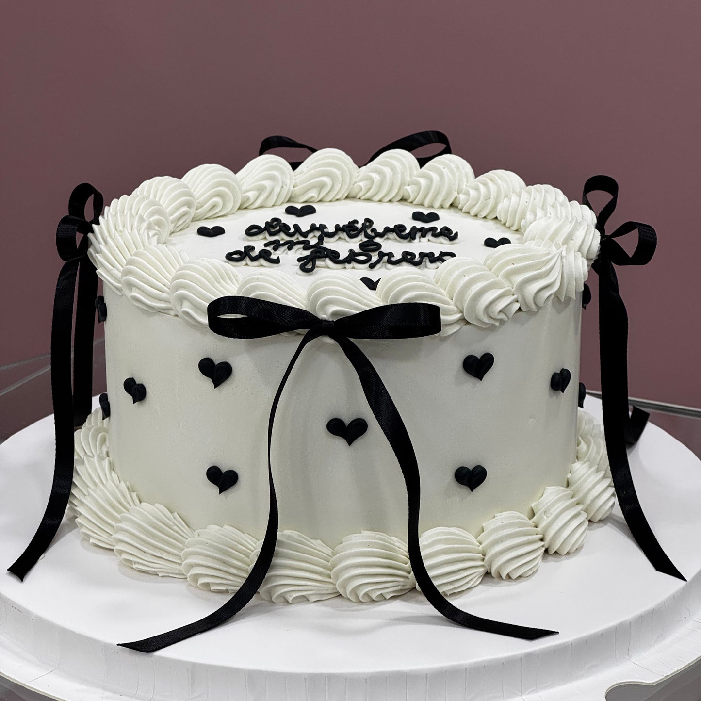 FullHeart Bow Cake